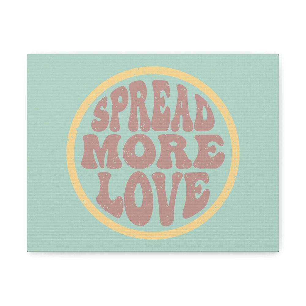 Scripture Walls 1 John 4:7-8 Spread More Love Green Circle Christian Wall Art